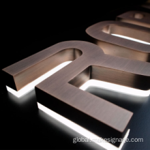 China Plating Backlit LED Channel Letter Manufactory